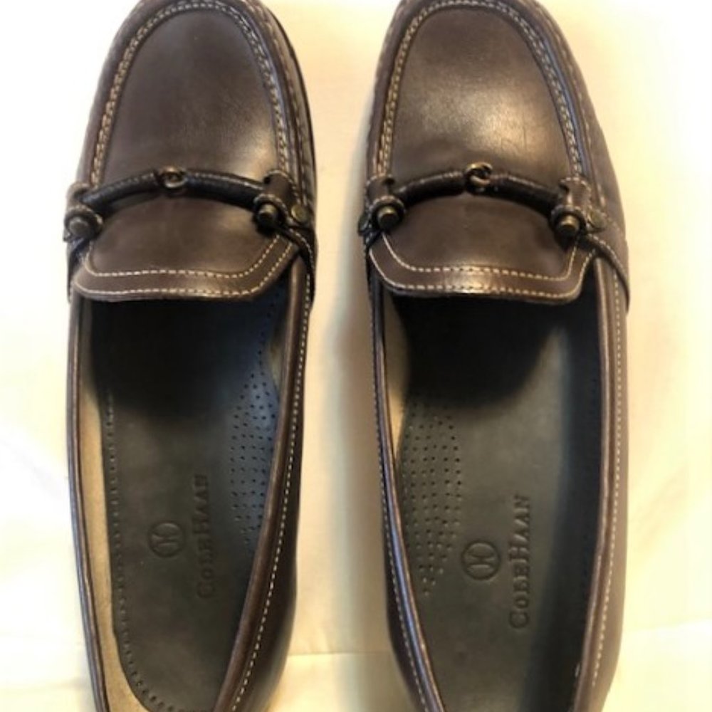 Women's Cole Haan Bronze Loafers, Size 6 1/2